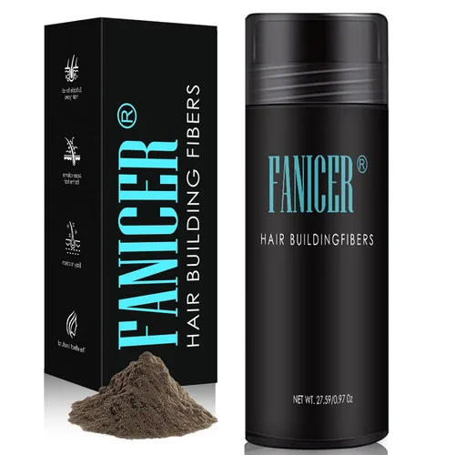 Miniatura 8 de Kavya Polvo de fibra capilar de 0.97 oz, marrón medio, sin perfume, forma de polvo, adultos, cabello delgado, unisex para adultos