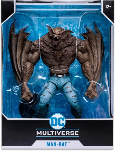 Miniatura 8 de McFarlane Toys DC Multiverse Man-Bat Mega figura de acción Hombre murciélago