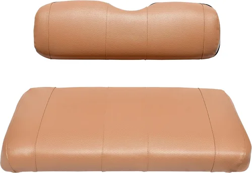 Miniatura 19 de Juego de fundas universales de repuesto para asiento trasero de carrito de golf, hechas con vinilo de grado marino, instalación de grapas