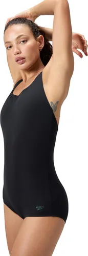 Miniatura 16 de Speedo - Traje de baño de una pieza para mujer, con costura de princesa, PowerFlex, Ultraback, corte conservador