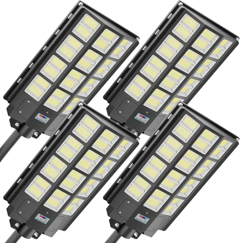 Miniatura 14 de Luz solar de calle de 8000 W, impermeable, 240000 lúmenes, funciona con energía solar, luces de estacionamiento grandes, luz de calle grande