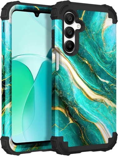 Miniatura 14 de Hocase Funda para Galaxy A37 5G, protección resistente a prueba de golpes, parachoques de goma de silicona suave+funda protectora híbrida