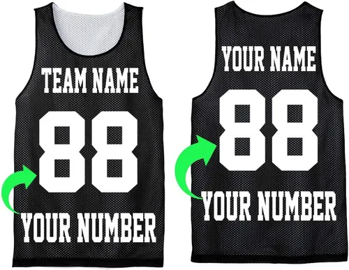 Miniatura 3 de Personalize Your Own Team Basketball Jersey with Your Custom Name and Number
