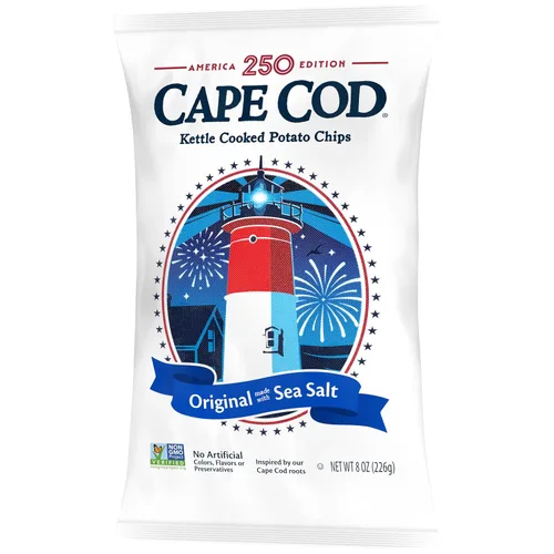 Miniatura 6 de Cape Cod Papas fritas, papas fritas cocidas en hervidor original, 8 onzas