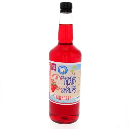 Miniatura 95 de Hypothermias Wild Cherry - Jarabe de sabores de cono de nieve hawaiano listo para usar (128 onzas líquidas), hielo afeitado, 100% azúcar de caña pura