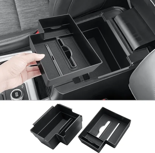 Miniatura 9 de CDEFG 2Pcs for 2026 Ford Explorer Center Console Organizer for 2025 2026 Explorer (Active/ST-Line/Tremor/Platinum/ST) Accessories Middle Console