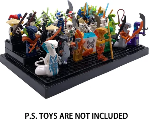 Miniatura 6 de Vitrina para bloques de figuras de acción de minifiguras, caja de exhibición de almacenamiento para minifiguras LEGO, apta para amantes de LEGO