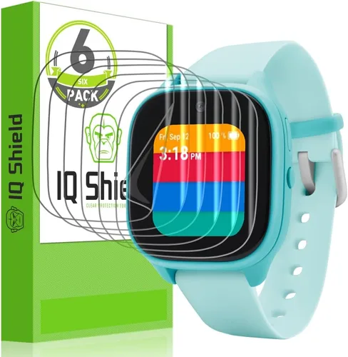 Miniatura 9 de IQShield Paquete de 6 protectores de pantalla para Verizon Gizmo Watch 2, fácil de instalar, ultrafino, resistente a las manchas, arañazos