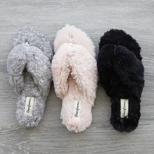 Miniatura 2 de Dearfoams Marie peludo tanga para mujer
