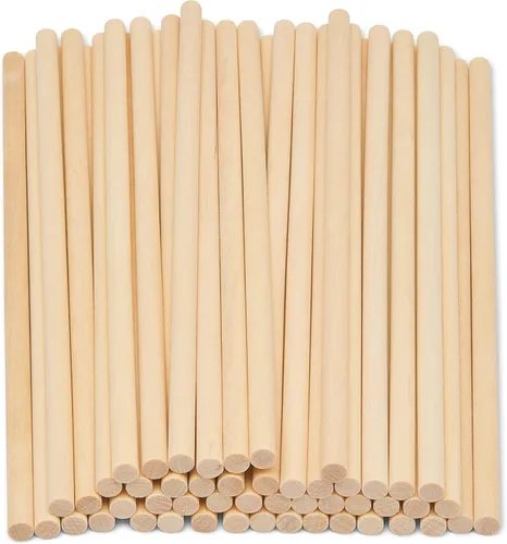 Miniatura 29 de Woodpeckers - Cañas de madera, varillas de madera de 3/16 x 30,5 cm sin acabado de madera dura para manualidades y bricolaje, 500 piezas Paquete