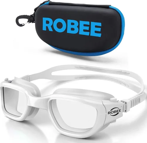 Miniatura 7 de Robee Gafas de natación, gafas de natación polarizadas para adultos, para hombres, mujeres y jóvenes, gafas de piscina de agua