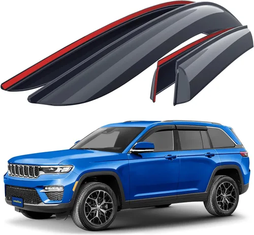 Miniatura 11 de Goodyear Deflectores de ventana inastillables para Honda Civic 2022-2026 Sedán, protectores de lluvia con cinta, viseras de ventana, visera