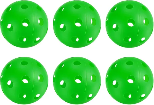 PATIKIL Bolas de pickleball al aire libre, con agujeros, bolas de pickleball para aficionados, deportes en interiores y exteriores, Pasto verde
