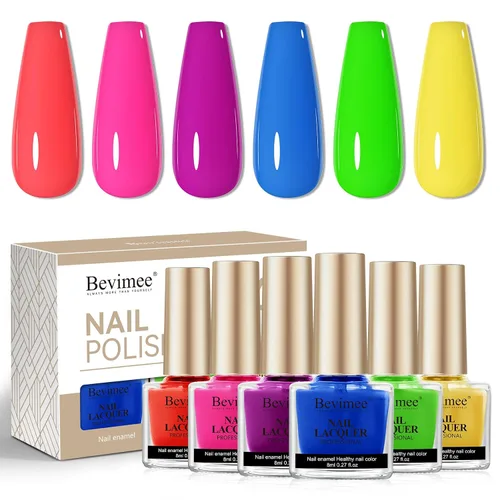 Miniatura 19 de Esmalte de uñas de secado rápido, color rosa, esmalte de uñas transparente, esmalte de uñas de secado rápido regular, a granel, sin gel, de larga