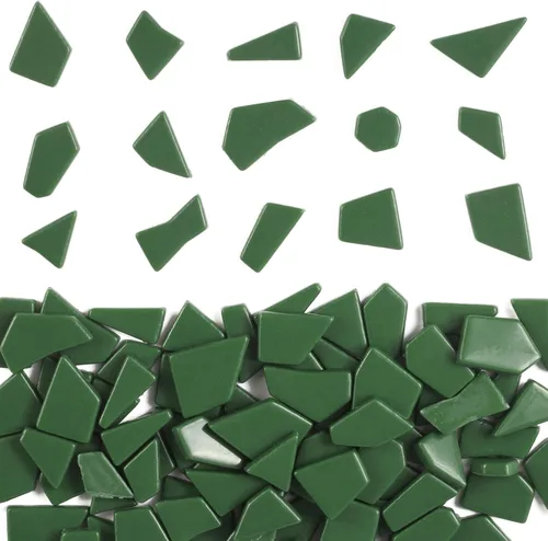 Miniatura 9 de Youway Style Azulejos de mosaico para manualidades a granel, piezas de vidrio de mosaico roto de 7.05 oz para manualidades de mosaico de jardín
