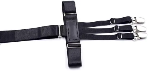 Miniatura 3 de 1 par de correas elásticas ajustables para sujetar camisas y camisas
