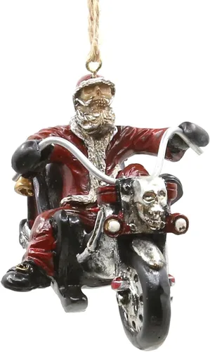Miniatura 6 de Bella Haus Christmas Shoppe - Adorno para árbol de Navidad de calavera alienígena, decoración navideña humorística de 3 pulgadas, regalo ideal