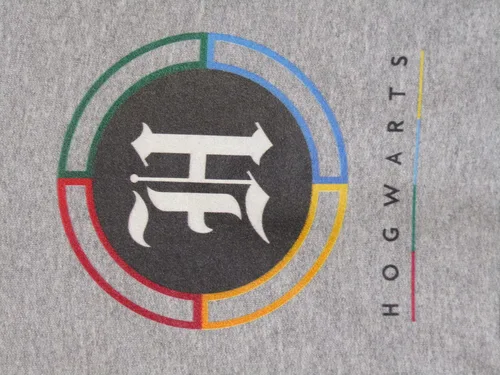Miniatura 2 de Bioworld Harry Potter - Sudadera con capucha con logotipo clásico para jóvenes, Gris