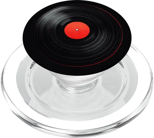 Miniatura 7 de Red Vinyl Record Player Vinyl Collector Retro Music Lover PopSockets Adhesive PopGrip