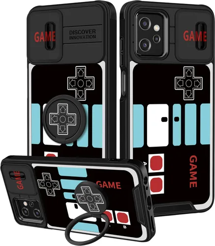 Miniatura 9 de Funermei Funda para Moto G Play 4G 2024 – Funda para teléfono para mujeres y niñas, diseño único de gato y libros, diseño único con funda