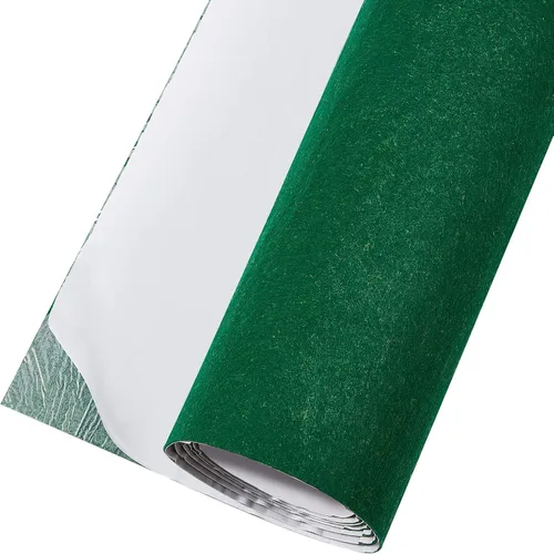 Miniatura 15 de BENECREAT Forro de estante de fieltro autoadhesivo de 15.7" x 78.7" para confección de disfraces DIY y joyero, tela despegar y pegar, 1mm de grosor