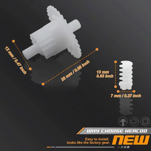 Miniatura 5 de HERCOO Juego de reparación de velocímetro y odómetro, nuevo juego de engranajes de velocímetro compatible con Ford Mustang 1994 1995 1996 1997 1998