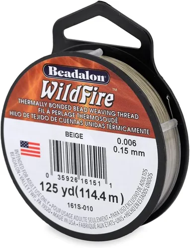 Miniatura 32 de Beadalon Wildfire Ultra - Beading Thread, Beading Supplies for Crafters, Jewelry Makers, Beaders. Braided Fishing Line