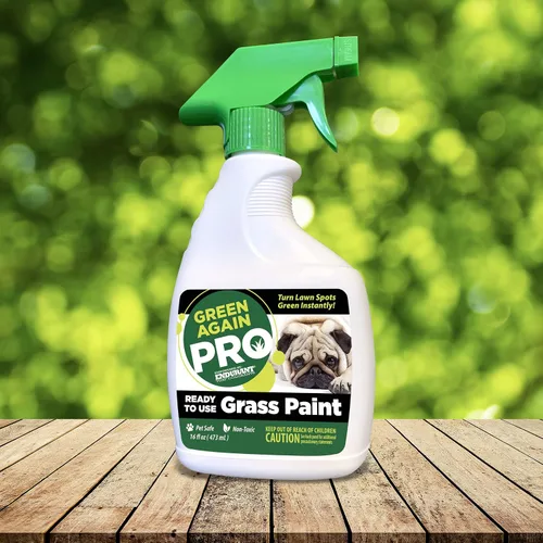 Miniatura 3 de Pintura para césped y césped premezclada, todo el colorante natural para césped apto para mascotas vuelve verde nuevamente con aplicación ecológica