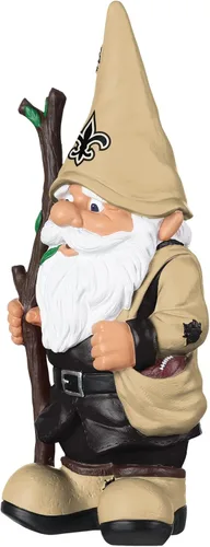 Miniatura 2 de FOCO NFL Team Logo Holding Stick Garden Statue Outdoor Gnome Varios