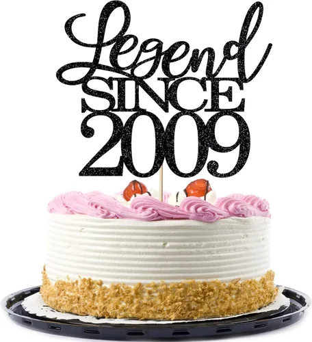 Miniatura 34 de Legend since 1973 - Decoración para pastel de cumpleaños número 53, decoración de pastel de feliz cumpleaños para hombres y mujeres de 53 años