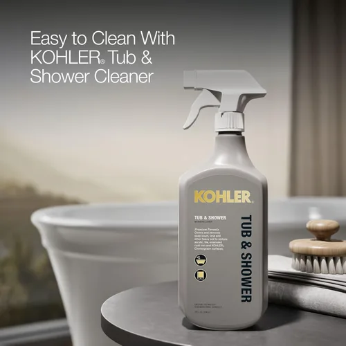 Miniatura 12 de KOHLER K-8332-0 Memoirs - Bañera independiente de 60 x 34 pulgadas, bañera de remojo independiente, desagüe ranurado y grifo central, color blanco