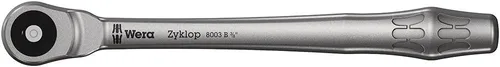 Wera 05004033001 8003 B Zyklop Juego de trinquete de metal con cuadrado de empuje, unidad de 3/8"