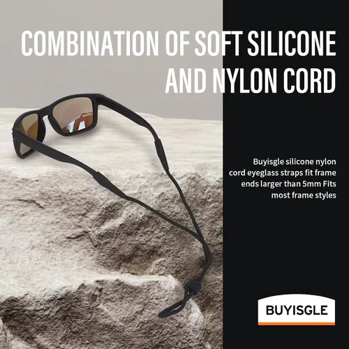 Miniatura 2 de Buyisgle Correa para Gafas de Niños 4 PCS - Cordones de Correas para Gafas de Sol para Niños Pequeños y Niñas - Soportes para Anteojos Alrededor