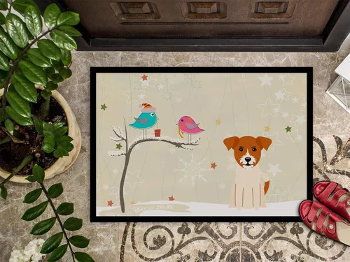 Miniatura 3 de Caroline's Treasures BB2580JMAT - Felpudo de Jack Russell Terrier entre amigos, 24 x 36 pulgadas, tapete para puerta delantera, para interiores