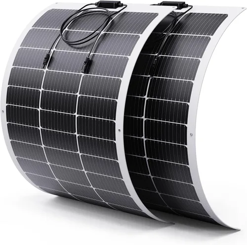 Miniatura 12 de Kit de panel solar flexible de 200 W (2 x 100 W), edición Stealth completamente negra, módulos monocristalinos ETFE de alto rendimiento, sistema