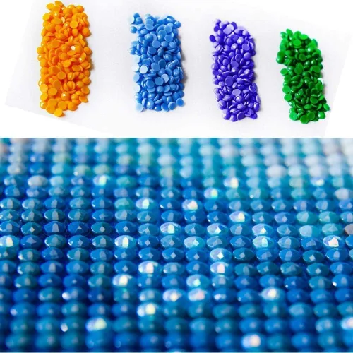 Miniatura 6 de YALKIN Kits de pintura de diamantes para adultos, pintura de diamantes 5D grande para bricolaje, mapa del mundo (31.5 x 15.7 pulgadas), pintura por