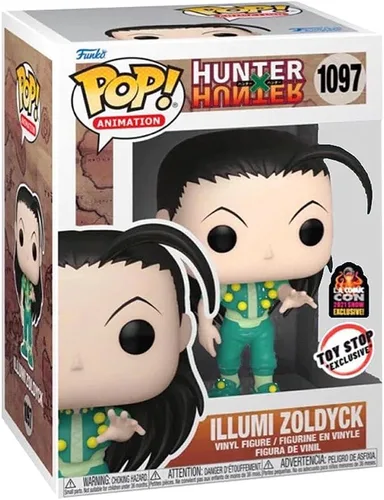Miniatura 2 de Funko Pop! Animation: Hunter X Hunter - Illumi Zoldyck LACC/Toystop - Figura exclusiva de vinilo coleccionable