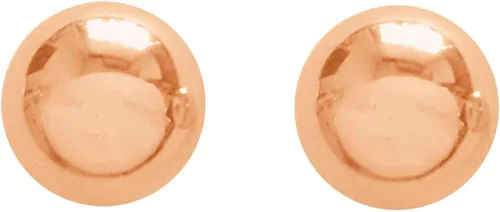 Miniatura 2 de Ritastephens Aretes de bola de oro rosa de 14 quilates, 3,4,5,6,7,8in