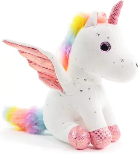Miniatura 7 de Sew Butiful Unicornio de Peluche, 12 pulgadas/30 cm, Peluches Lindos para Niñas, Juego de Juguetes de Peluche de Unicornio para Cumpleaños, Juguetes