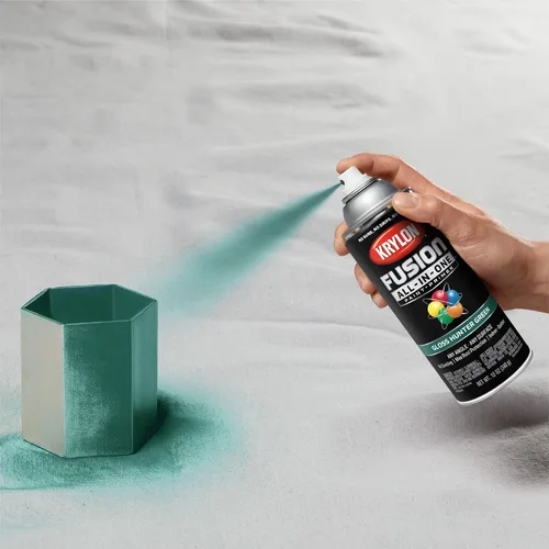 Miniatura 362 de Krylon Fusion - Pintura en aerosol adhesiva todo en uno para uso en interiores y exteriores, 12 onzas, aluminio