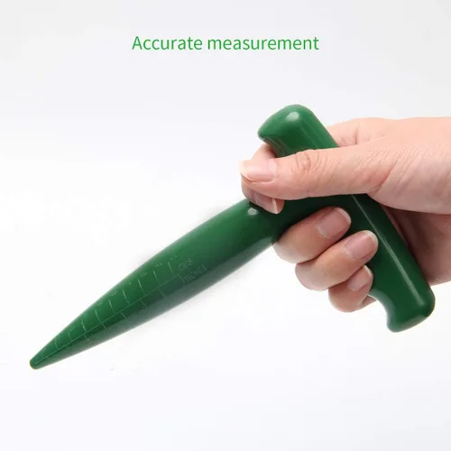Miniatura 4 de Coolrunner Juego de 6 dispensadores de semillas de siembra, maceta de mano ajustable para jardín, herramienta de sembradora de plantas de flores