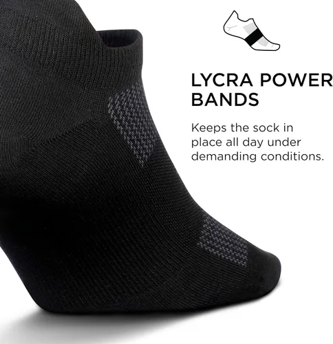 Miniatura 2 de Feetures Calcetines tobilleros ultraligeros de alto rendimiento, calcetines invisibles para mujeres y hombres con lengüeta en el talón