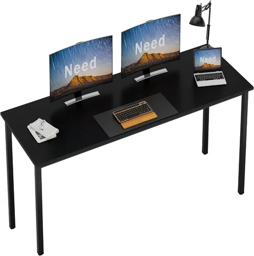 Miniatura 10 de Need Escritorio para computadora de oficina de 54 pulgadas, moderno, simple, resistente, mesa de estudio, escritorio de escritura para oficina