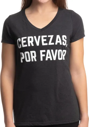 Cervezas, Por Favor | Divertida camiseta gráfica de vacaciones en español diciendo México para hombre