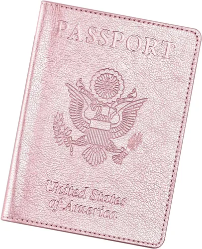 Miniatura 20 de Funda para pasaporte de vacunación, Azul 2PK