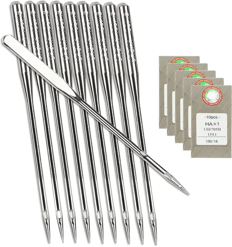 50 PIEZAS Agujas para Máquina de Coser para Brother, Agujas de Coser Agujas para Máquina de Bordado para Máquina de Coser Brother (Paquete de