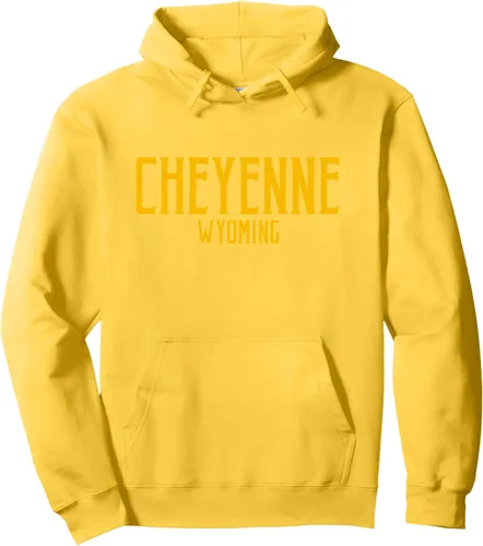 Miniatura 6 de Cheyenne Wyoming WY - Sudadera con capucha con estampado de ámbar