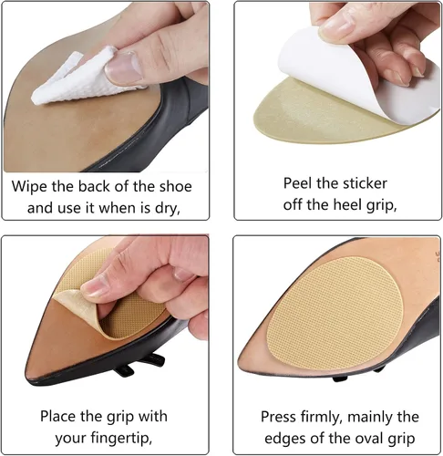 Miniatura 28 de Protector de suela de zapatos para tacones, empuñaduras de zapatos en la parte inferior de los zapatos, agarre antideslizante para zapatos