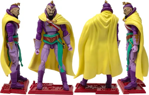 Miniatura 5 de Boss Fight Studio Hero H.A.C.K.S. Flash Gordon Ming The Merciless Comic Book figura de acción, figura coleccionable altamente articulada