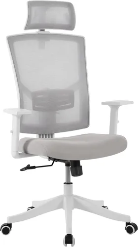 Miniatura 11 de Silla de oficina para personas pesadas, silla de escritorio ergonómica de 350 libras con reposacabezas ajustable, soporte lumbar, brazos abatibles